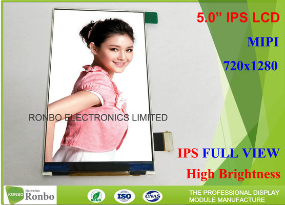 Resolution 720 X 1280 5 Inch Lcd Screen Thin Narrow 400cd / M² Brightness