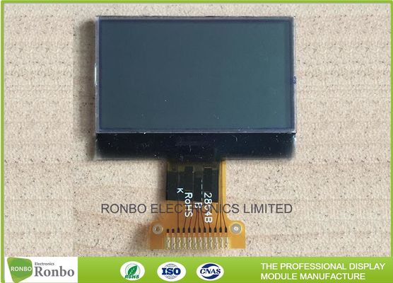 128x64 SPI Interface COG LCD Module With White LED Backlight ROHS Certification