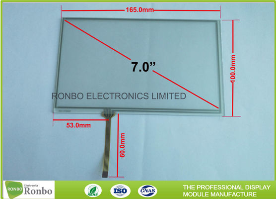 Durable 7 Inch Resistive Touch Panel With 4 - Wire Technology Touch Screen