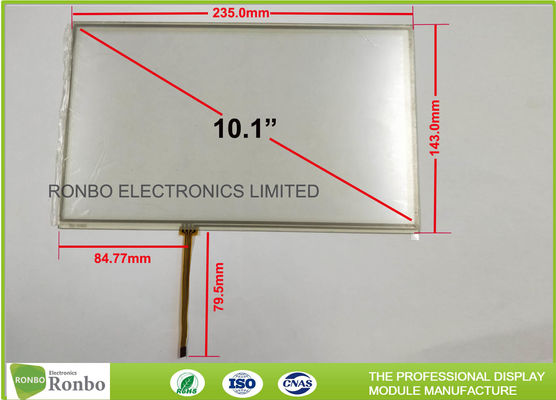 10.1 Inch 4 Wire RTP Resistive Touch Panel Screen For 1024 x 600 LCD Display