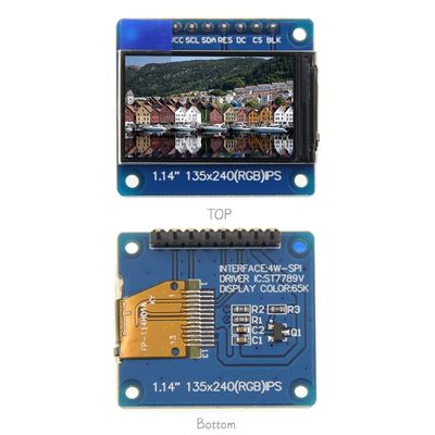 1.14 Inch Lcd Panel Driver 135x240 SPI Interface IPS With PCB Board / Few IO Pins