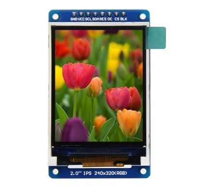 Full View Panel LCD Driver Board Smart Electronics 2.0 Inch 240 X 320 350cd/m² Brightness