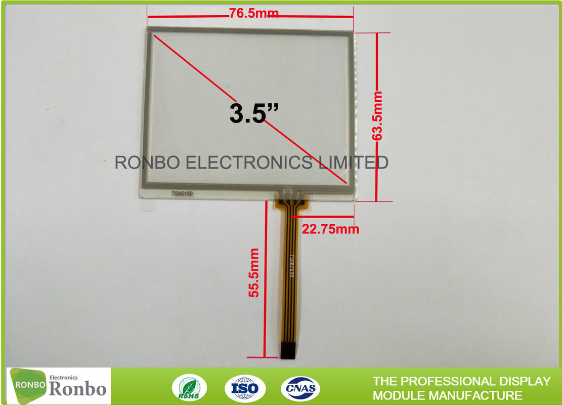 4 wire touch screen control panel 3 5 inch industrial resistive lcd touch panel