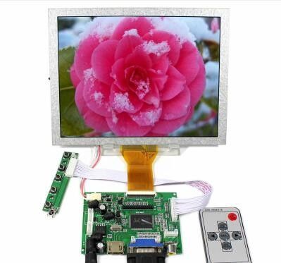 8 Inch LCD Monitor Industrial Control Panel TFT HD Display Antiglare Ej080na-05a