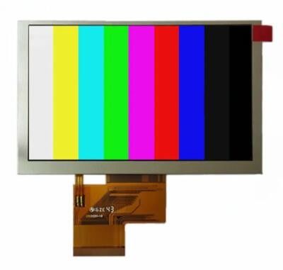 500:1 Innolux LCD Display 5 Inch Touch Screen Display 50Pins Luminance 350cd/M2