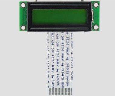 Monochrome Character LCD Display Module 16x2 Yellow Green Backlight Color