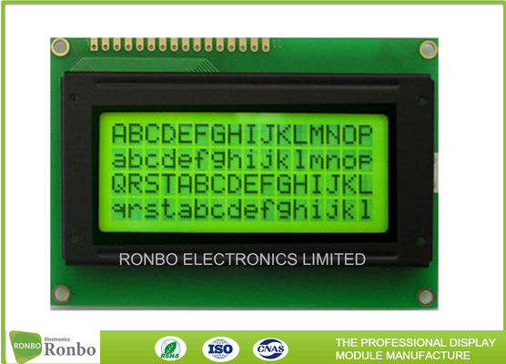 LED Backlight 16x4 Lcd Character Display , STN Positive Monochrome Lcd Screen
