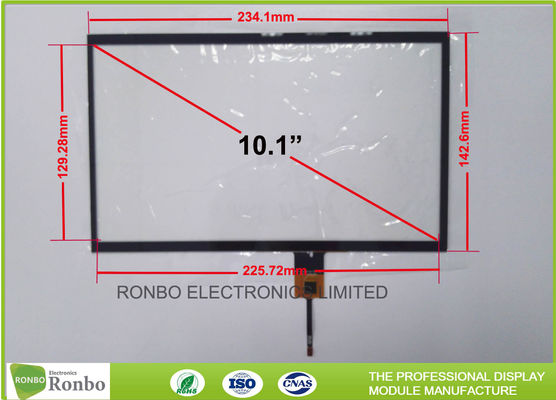 10.1 Inch Thin Thickness Projected Capacitive Touch Panel P + G Structure
