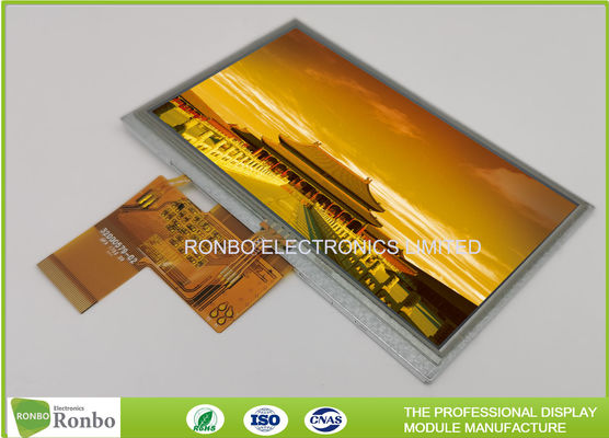 Customized 5.0 Inch 480x272 Replace AT050TN33 Industrial Resistive Touch LCD Display