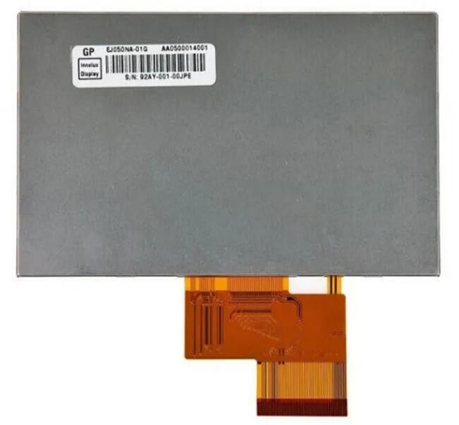 500:1 Innolux LCD Display 5 Inch Touch Screen Display 50Pins Luminance 350cd/M2