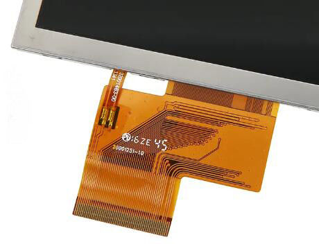 AT043TN25 V.2 480x272 4.3のインチLCDの表示40 Pin WQVGA手持ち型のPda装置サイズ