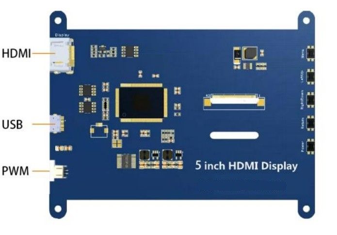 Hdmi Interface 5 Inch Tft Lcd Display Capacitive Resistive Touch Raspberry Pi Os Ubuntu Windows