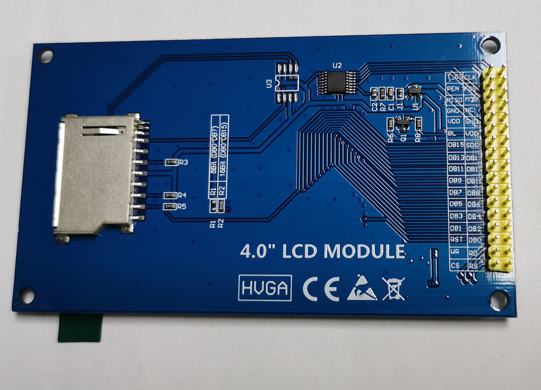 ILI9486 16 Bit Parallel 4.0" 320x480 Lcd Screen Driver Board