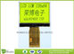 Monochrome 128x64 COG LCD Module STN Yellow / Green Positive 0.29 * 0.36 Dot Pitch